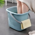 thumbnail image 5 of Clispeed Plastic Bucket with Handle for Home Multipurpose Use, Durable, Assorted Colors, 5 of 8