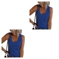 thumbnail image 4 of Qarigey Camisetas sin mangas ligeras y elásticas para fiestas de verano, chaleco de algodón con cuello Halter para mujer, camiseta sin Type27 NO27, 4 of 6