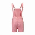 thumbnail image 5 of SDNall Denim Jumpsuit for Women Short Jumpsuits Loose Bib Hole Pants Overalls Demin Shorts Jumpsuit Sizes:S-XL, 5 of 9