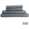 Eco 300- Thread Count, 100% Organic Cotton Sheet Set, Grey Flannel