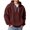 AB236 Wine, variant on Bainana Men'S Half Zip Hoodie Long Sleeve Soft Hoody Solid Color Hooded Tops Party Wear Fall Outfit Size L