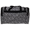 thumbnail image 5 of World Traveler 16-inch Carry-On Duffel Bag - Greek Key H Black White, 5 of 5
