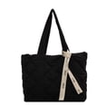 thumbnail image 1 of Bolso Hombro Acolchado para Mujer Bolso Informal Suave para Damas Y Niñas (negro), 1 of 9