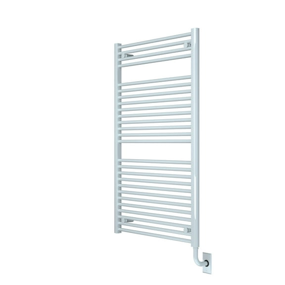 Ico Bath W106 Tuzio Savoy 29-1/2"W X 47-1/2"H 120 V Hardwired Steel Towel Warmer - White