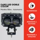 thumbnail image 2 of Faro Lupa Led Buho Bicolor Color Auxiliar Niebla Moto Ore, 2 of 8