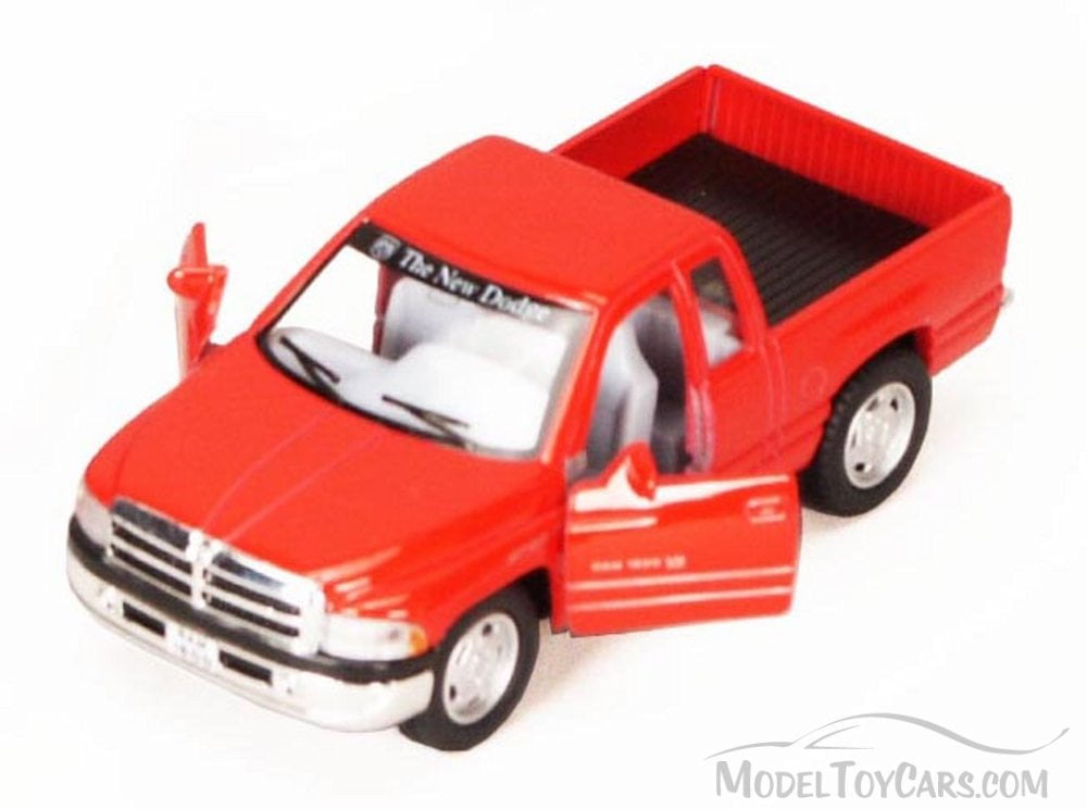 diecast red pickup truck