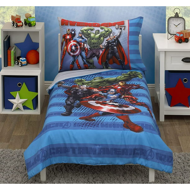 Marvel Avengers 4 Piece Toddler Bedding Set Size 28 Other, How To Make A Twin Sheet Fit Toddler Bed