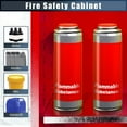 thumbnail image 6 of 18" x 18" x 23" Fireproof Safety Cabinet, 12 Gallon Flammable Storage Cabinet, Solvent Cabinet with Adjustable Board for Commercial Industrial and Home Use, 6 of 9