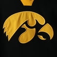 thumbnail image 4 of Men's Colosseum Black Iowa Hawkeyes 2.0 Lace-Up Pullover Hoodie, 4 of 4