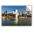 thumbnail image 2 of ArtWall Cody York "Cleveland Skyline 7" ArtAppealz Removable Wall Art, 2 of 2