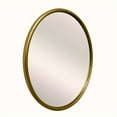 thumbnail image 4 of Pillfn Wall Mounted with Golden Metal Circular Framed Mirror Decorative Geometric Mirror,17.72 Inch, 4 of 5