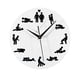 thumbnail image 2 of Reloj de pared de la posturalele de la diversión , reloj de la etiqueta engomada de del creativo, 2 of 8