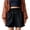 Black, variant on Plus Size Womens Pajamas Pants Breathable Solid Loose Casual Short Sleepwear