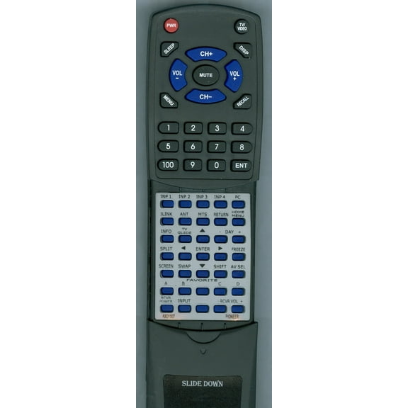 Replacement Remote for PIONEER RTAXD1507, AXD1507, PDP4361HD, PDP5060HD, PDPR06U, PDP4360HD, PDP5061HD