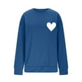 thumbnail image 5 of Valentine'S Sweatshirt for Women St Patricks Day Shirt Cute Heart Graphic Long Sleeve Valentine Outfits Love Heart Shirts Casual Long Sleeve Valentine Tshirt Clothes Tops, 5 of 6