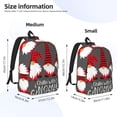 thumbnail image 3 of Lsque Chillin with My Gonme Pattern Canvas Daypack, Durable Backpack, High-quality Versatile Backpack,Vintage Compact Backpack-Medium, 3 of 6
