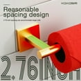 thumbnail image 6 of KOKOSIRI Toilet Paper Holder Tissue Paper Dispenser for Bathroom Toilet Roll Holder Brushed Gold Stainless Steel B2005BG, 6 of 9