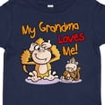 thumbnail image 4 of Inktastic My Grandma Loves Me Monkey Boys or Girls Toddler T-Shirt, 4 of 5