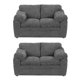 thumbnail image 1 of Sala 2-2 TRINITY Aston ( 2 piezas Love Seat ) Gris Tormenta Para Sala, 1 of 8
