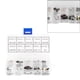 thumbnail image 4 of Surtido de 250 microinterruptores táctiles con botón pulsador para llave de control remoto de automóvil con caja, 4 of 12