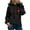 Black, variant on QUINDOS Womens Hoodie Sweatshirts for Women Casual Crew Neck Long Sleeve Graphic Pullover Tops