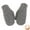Dark Gray, variant on Women's Striped Knit Mittens, Plush Lined Winter Gloves with Windproof Design, Thickened Thermal Adult Gloves, All-Season Warmth Gloves for Commuters Black