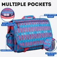 thumbnail image 4 of J World Womens Thomas 16" Messenger Bag with Laptop Sleeve for School and Travel, Nordic, 4 of 9