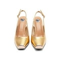 thumbnail image 2 of Ninety Union LORAINE Metal Heel Slingback, Gold, 13, 2 of 5
