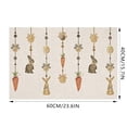 thumbnail image 4 of Happy Easter Kitchen Rugs and Mats Set of 2,Spring Rustic CarrotRabbit Kitchen Rugs Non Slip for Floor,Non Slip Washable Kitchen Floor Mats Decorations for Home Kitchen 16 x 24Inch +16 x 47Inch, 4 of 7
