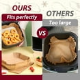 thumbnail image 4 of Air Fryer Liners for 2 Qt Mini Air Fryer, Mini Airfryer Liners Disposable Air Fryer Parchment Paper Liners for 2.1Qt, 2.6Qt, Instant Vortex 2Qt, 125PCS, 4 of 5