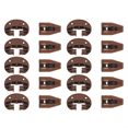 thumbnail image 1 of Drawer Slides Guides Plastic 10Pairs with Roller Undermount Drawer Slides Stopper for Dresser Drawer Replacement Parts, 1 of 9