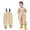 Khaki, variant on Girls Rain Pants Adjustable Waterproof Suspender Rain Pants Lightweight Mud Proof 7-9 Years Overalls Boys
