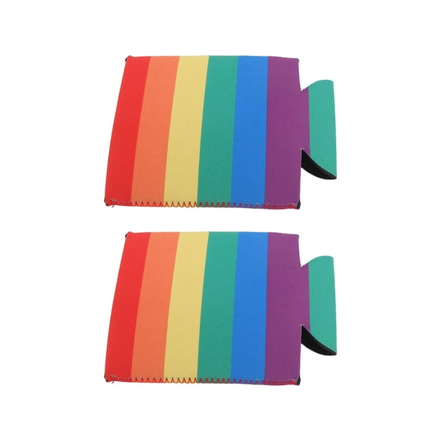 Beer Can Coolers Sleeves, Neoprene Reusable 2Pcs Can Cooler Sleeve Soft for Home