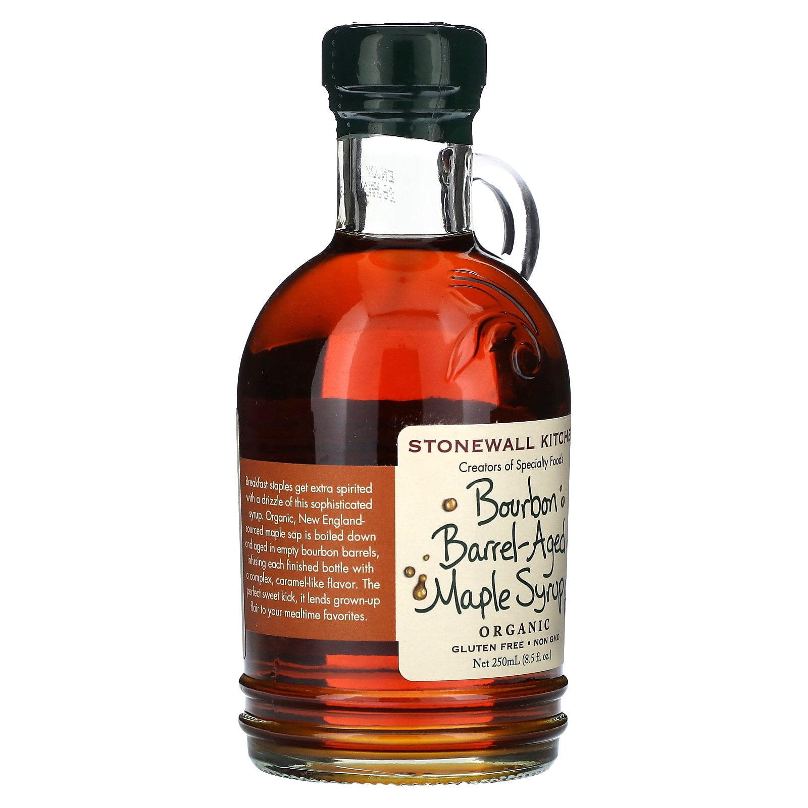 Stonewall Kitchen Organic Bourbon Barrel-Aged Maple Syrup, 8.5 Ounces
