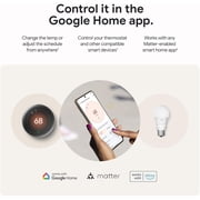 Google Nest GV67335 Google Nest Learning Thermostat (4th gen) w/ Temperature Sensor (2nd gen) Silver