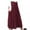 Red, variant on Women Solid Color Pleated Elegant Midi Elastic Waist Maxi Skirt Club Basic Leisure Dailywear
