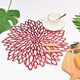 thumbnail image 4 of Manteles individuales ZHAOCHENG Juego de 8 PVC Lavables Color Rojo, 4 of 5