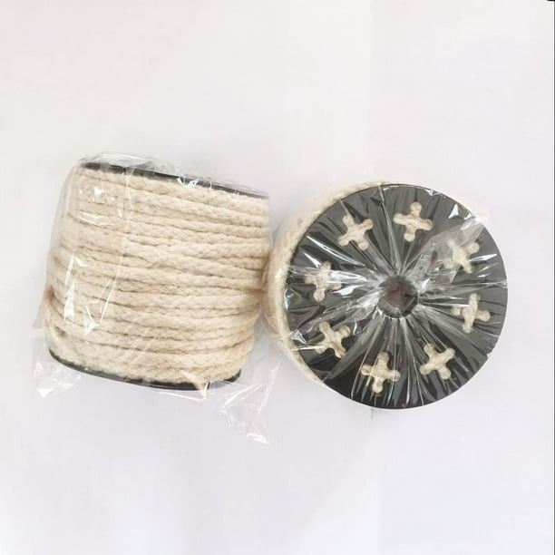 Xuanheng 8 Strands Braided Cotton Rope Twisted Cord Beading Macrame Knitting Craft 40 Meters Other 40 Meters
