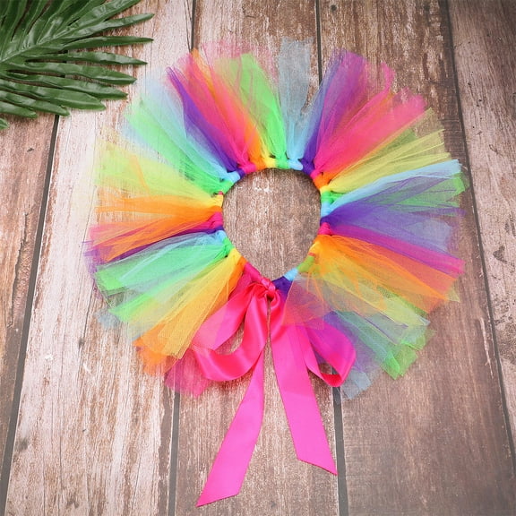 Soimiss 1Pcs Dog Party Dress Multi Fashion Gauze Design Comfortable for Special Occasion