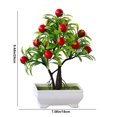 thumbnail image 3 of Qiopertar Clearance Free Shipping Simulated Artificial Flower Bonsai Potted Plants Living Room Decoration Dining Table Placement Home Compositional Potted Plant Decoration, 3 of 6
