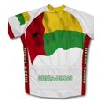 thumbnail image 2 of Guinea-Bissau Flag Short Sleeve Cycling Jersey  for Men - Size 2XL, 2 of 3