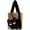 Coffee, variant on JennyShop Women Tote Purse with Kitten Shape Embroidery, Fashion Plush Shoulder Handbag Cute Cat Underarm Bag