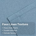 thumbnail image 2 of KEQIAOSUOCAI Light Blue Linen 100% Blackout Curtains for Bedroom - 95 Inches Long Energy Saving Thermal Insulated Window Treatment Curtain Drapes for Living Room (Air Blue,2 Panels,W 52 x L 95 Inch), 2 of 14