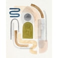 thumbnail image 2 of Popp, Grace 15x18 Gold Ornate Wood Framed with Double Matting Museum Art Print Titled - Coiled II, 2 of 4