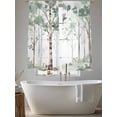thumbnail image 5 of Watercolor Forest Green Sheer Curtains 72 Inch Length 2 Panels Set, Vintage Branches Leaves Voile Window Treatment Rod Pocket Curtains Sheers Drapes for Bedroom/Living Room/Kitchen 52"x72"x2, 5 of 7