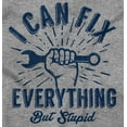 thumbnail image 2 of Can Fix Everything Mechanic Humor Plus Size Crewneck Graphic Tee Shirt Brisco Brands 4X, 2 of 5