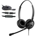 thumbnail image 1 of MKJ Cisco with Microphone Noise Cancelling Dual Ear RJ9 Call Center Office Phone for Cisco CP-7821, 1 of 5