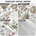 thumbnail image 2 of FORMRS Boys Swim Trunks Quick Dry Mesh Liner Boardshorts Sizes XS-XL, Brown Christmas House, 2 of 7