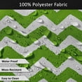 thumbnail image 5 of Vargottam Indoor/OutdoorTablecloth58x120 Inch Rectangle Tablecloth with Umbrella Hole and Zip- Waterproof PatioTableCloths- TableCovers for Backyard RectangularTable- Green, 5 of 5