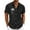 Black, variant on Men's Vintage Bowling Shirts Short Sleeve Summer Hawaiian Shirt For Men,Size M-4XL